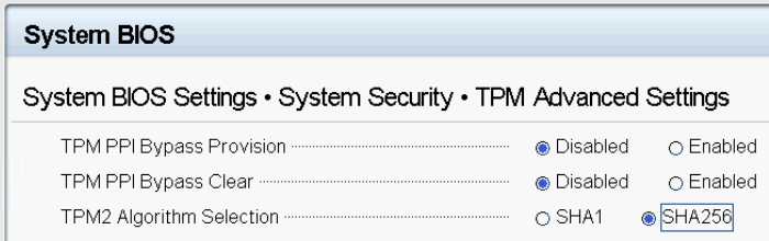 Enabling TPM 2.0 face it.